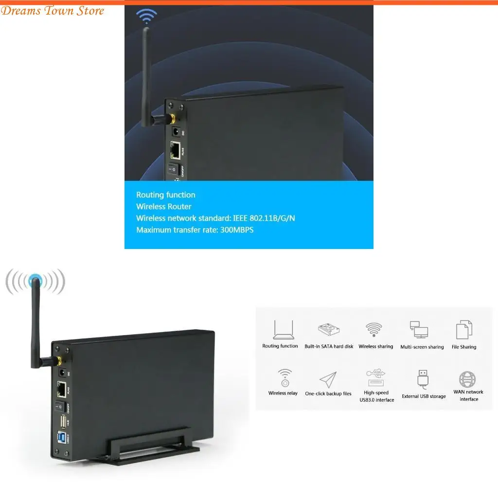 

HX6A Blueendless Multifunctional 3,5-дюймового жесткого диска корпуса USB3.0 HDD