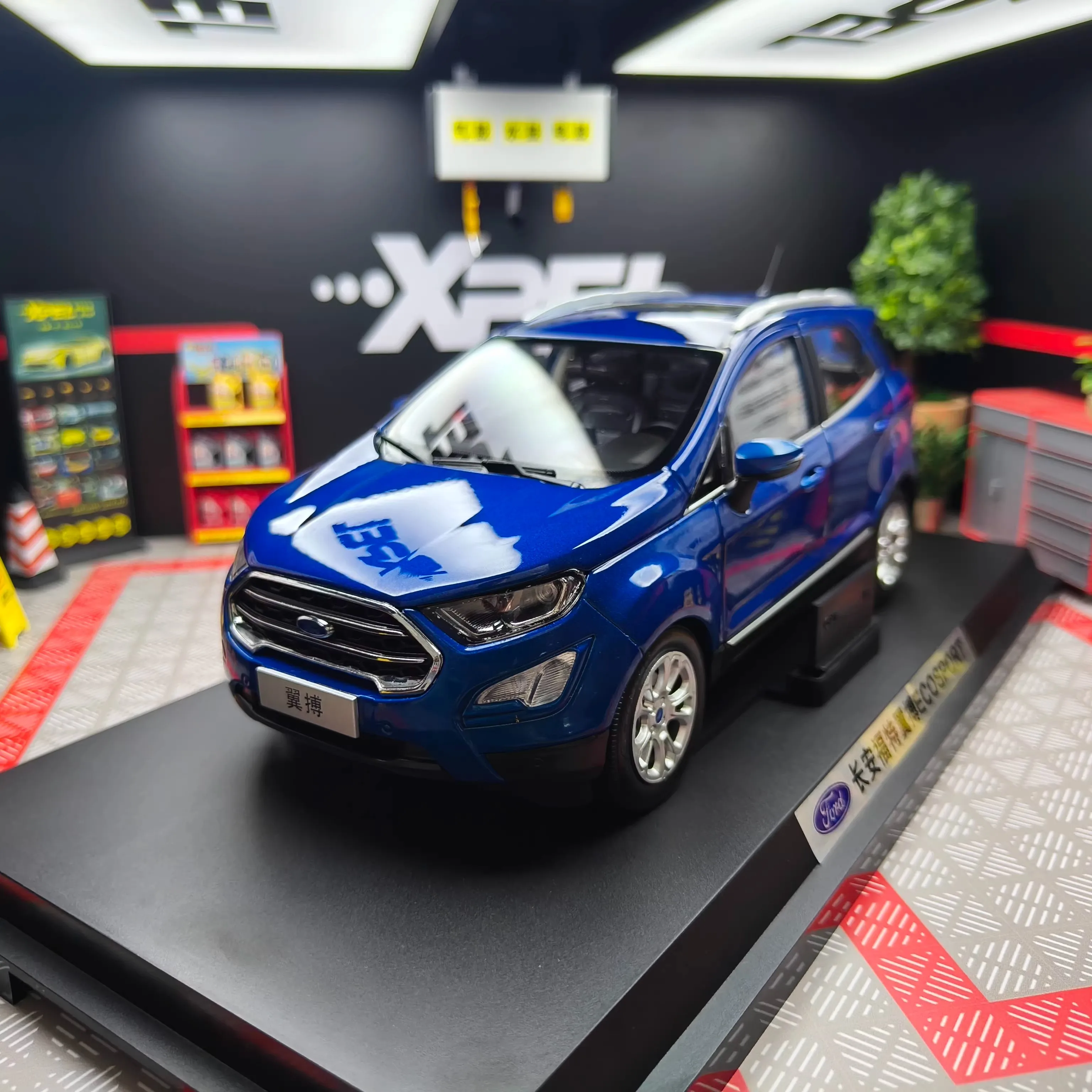Ford Ecosport 118 Scale Original Alloy Car Model Full Open Doors Static Ornament Collection Gift Box Set For Car Enthusiasts