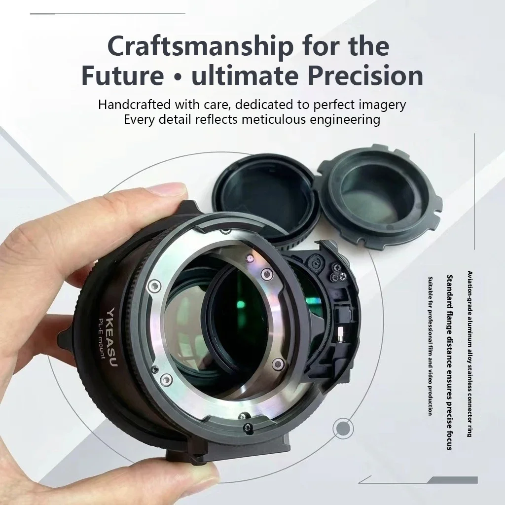 

PL-E Lens Mount Adapter Ring for PL Cinema Lens to Sony E/NEX Mount Cameras A7S3 A7R5 FX3 FS7