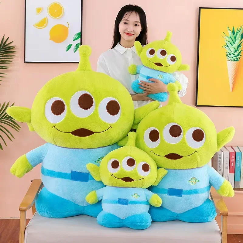 Disney Toy Story Doll Alien Three Eyed Monster Soft Cute Plush Toy The Best Birthday Gift for Children's Girls Kids Young Person