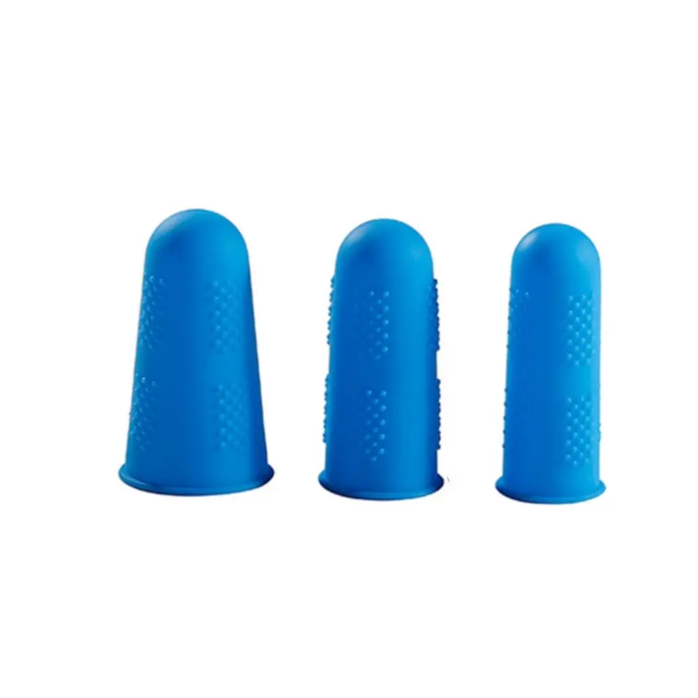 Silicone Sleeve Heat Resistant For Cooking Anti-cut Finger Caps Kitchen Tools Finger Protector Fingers Cover