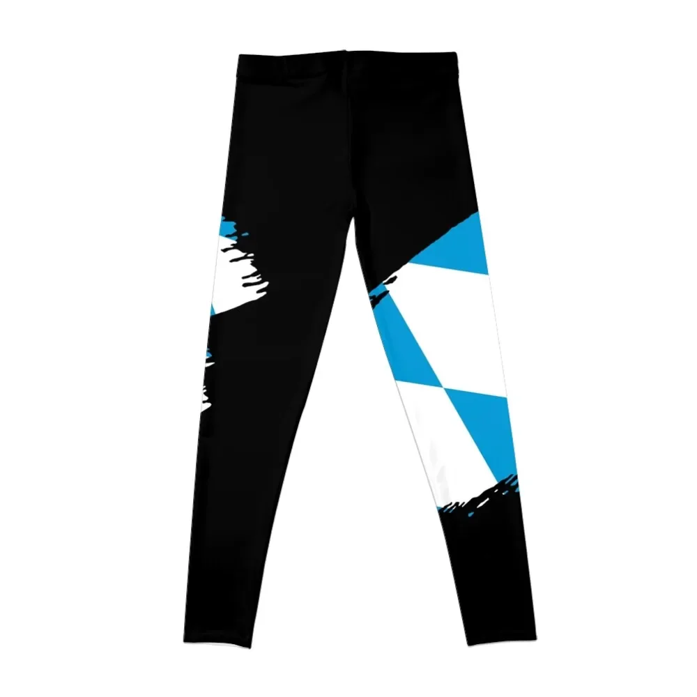 Bavaria Bavarian flag flag diamond Leggings Fitness's gym clothes Women's push up Sports female Womens Leggings