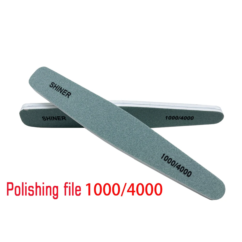 10PC Nail File Shipping Cost, Nail Files 100 180 240 1000 4000 Polishing File Nail File No Logo for DIY Salon,Quality test order