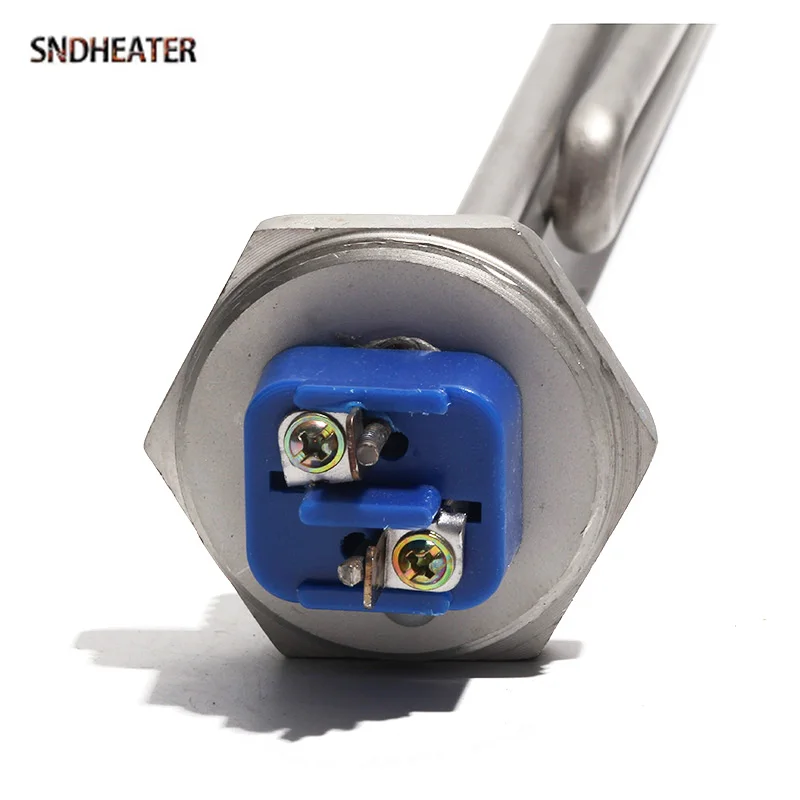 SNDHEATER G1 BSP Электрический водонагревательный элемент с резьбой 120 В 240 В 51 мм Фланец Солнечный складной трубчатый котел Нагреватель 2500 Вт 3500 Вт 4500 Вт