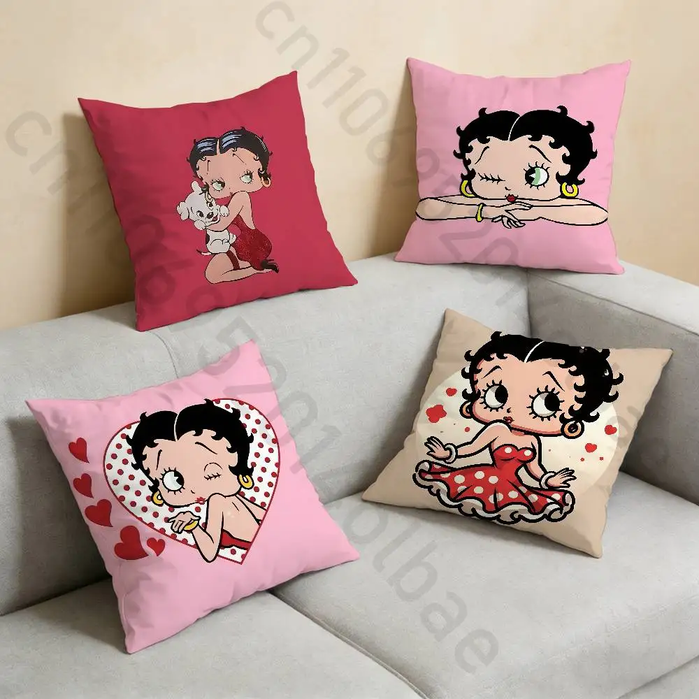 

B-BettyS Doll B-Boop-y-es pillowcase casual style decoration, suitable for home decoration (excluding pillow core)