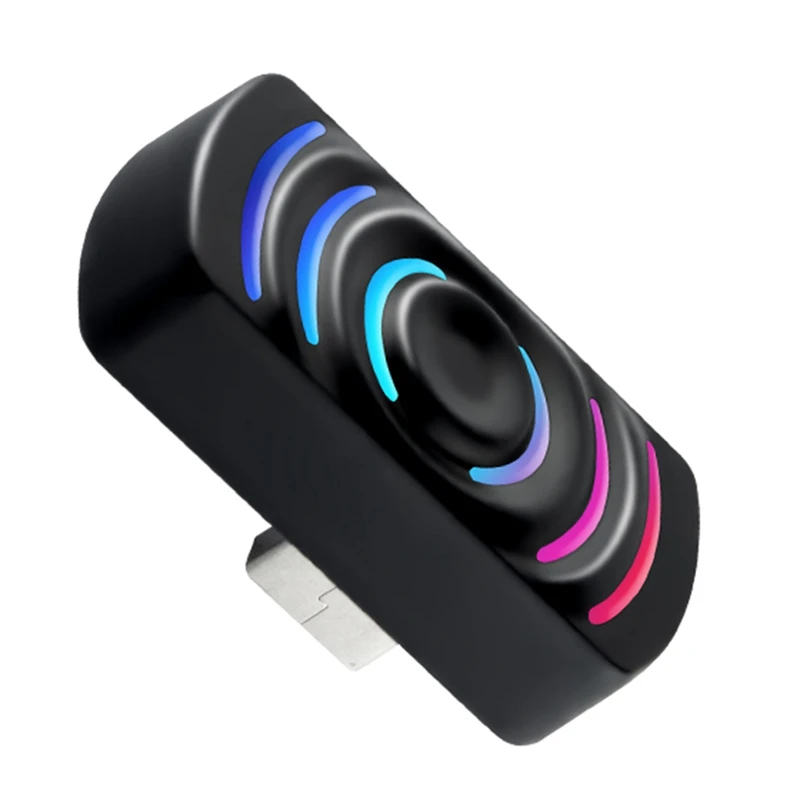 محول Android Auto Carplay سلكي إلى صندوق AI الذكي اللاسلكي مع ضوء RGB للسيارة مع Carplay السلكي