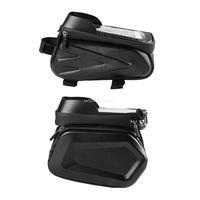 Bicycles Front Top Tube Pouches Panniers Phone Mount Holder Handlebars Phone Bag with Touch Screens Phone Holder Pouches