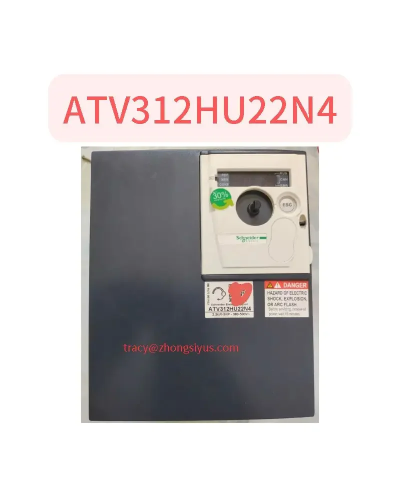 

Used inverter 2.2KW three-phase input ATV312HU22N4 test function normal