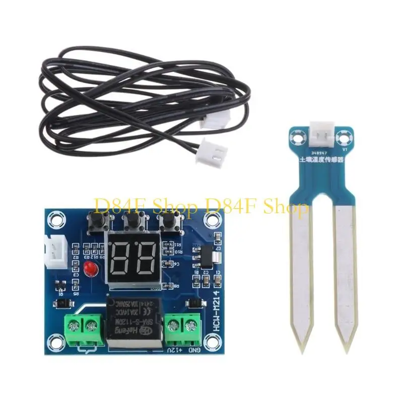 D84F 12V Soil Humidity Controller Irrigation System Automatic Watering Module