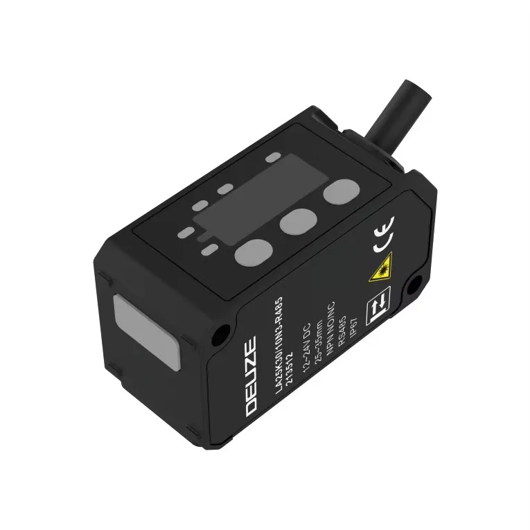 

2026 LA25K400/400P3-R485 IP67 CE Certified Laser Displacement Sensor 200~600mm Detection Range Linear Angle Position Measuring