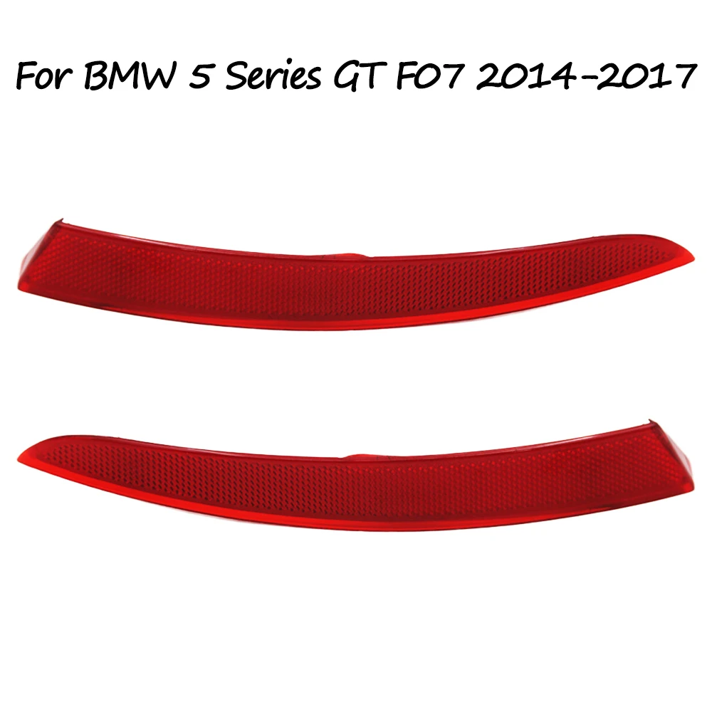 For BMW 5 Series GT F07 LCI 2014 2015 2016 2017 Reflective Strips Rear Bumper Reflective Strips 63147318557 63147318558