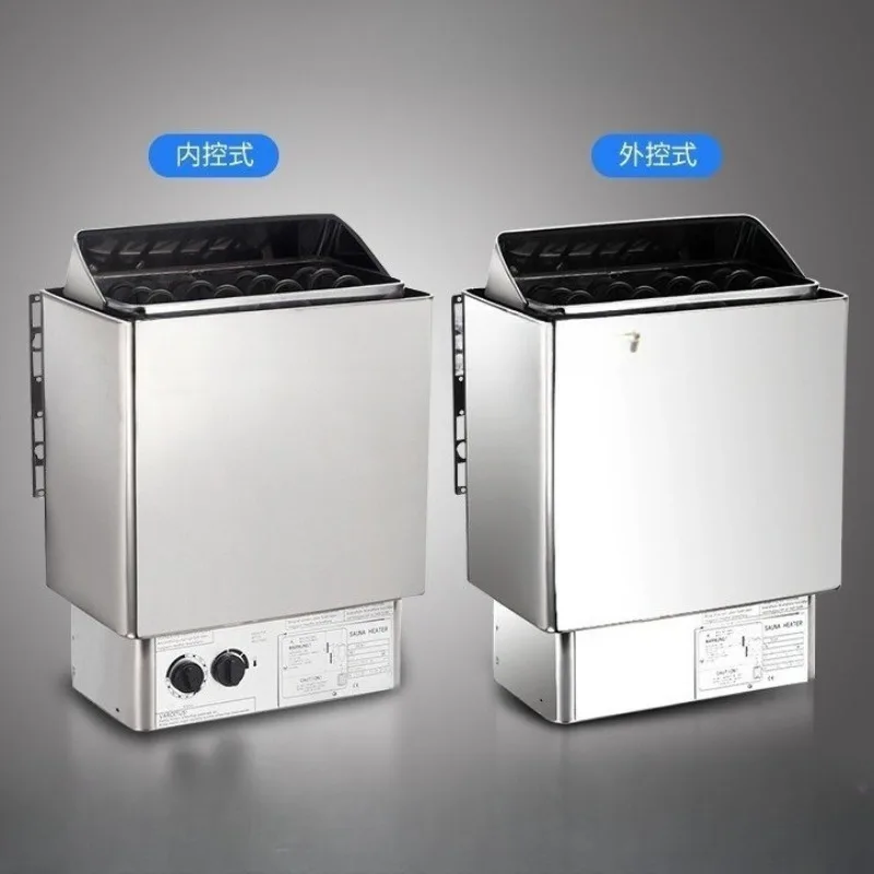 

Stainless steel sauna furnace, temperature control digital display external control dry steamer, sauna sweat room heating equip
