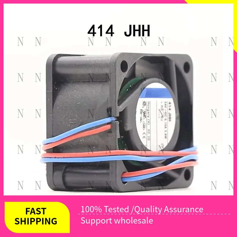 

YJJ for Ebmpaps 414JHH 24VDC 3.6W 0.21A 24m3/h 40*40*25mm Industrial Case Cooling Fan