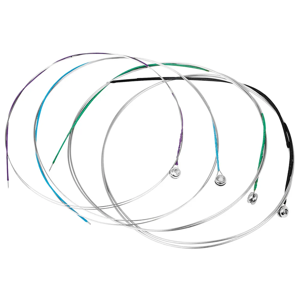

4pcs Violin String Set Replacement Universal Metal Strings High Tension Clear Sound Durable Accessories Parts for Violin Lovers