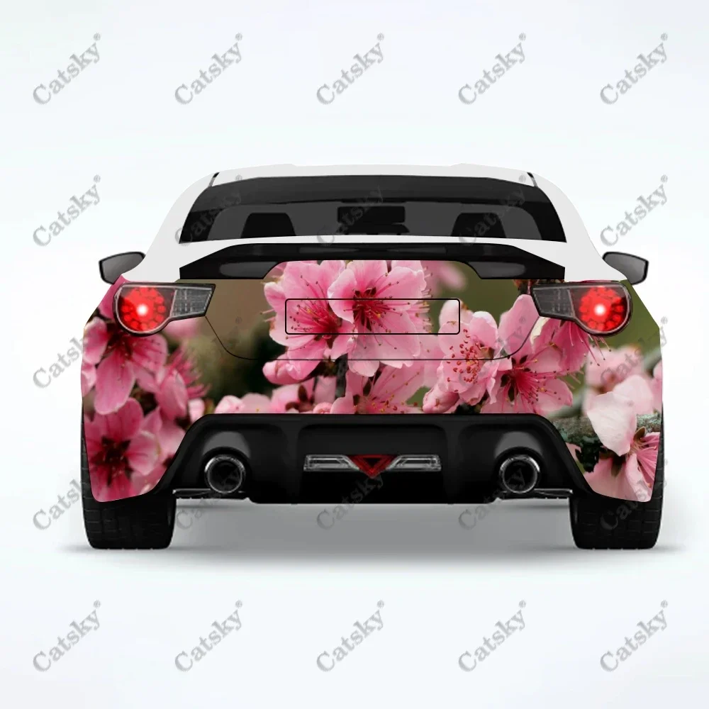 Cherry blossoms Car sticker rear auto package graphic appearance pain car custom decorative pattern accessories decal sticker