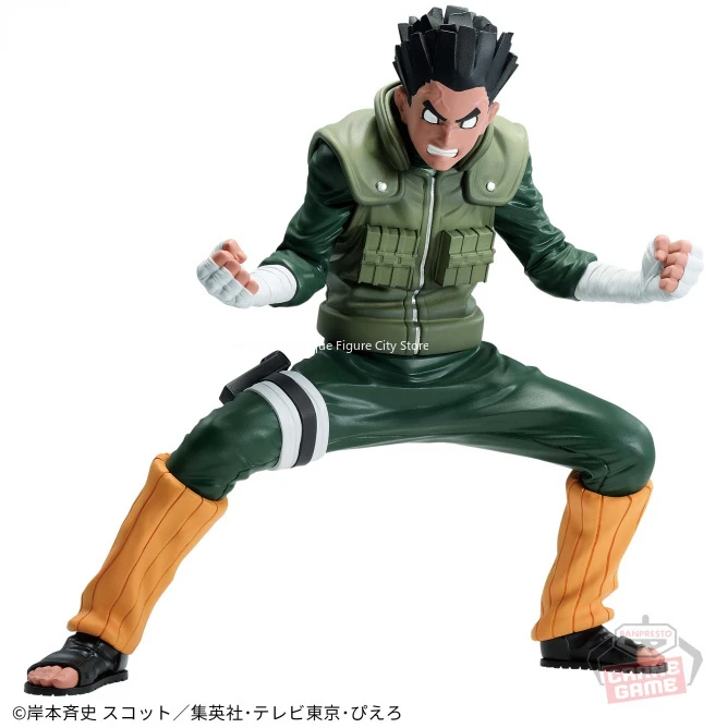 Spot Bandai BANPRESTO Scenery Comprehensive Series VIBRATION STARS Rock Lee  Action Anime Model Toy Figure Gift Collect