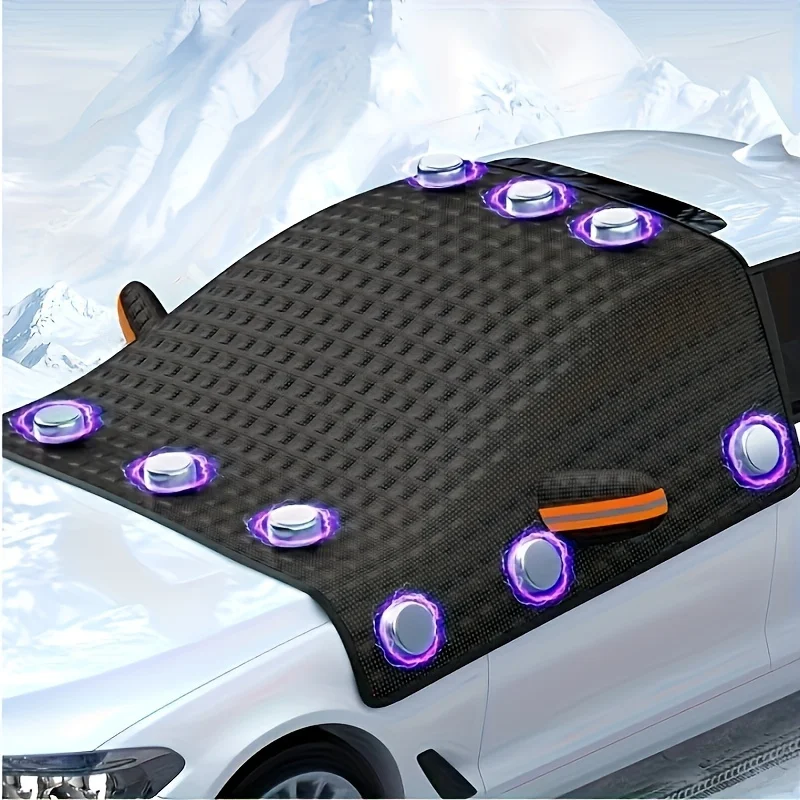 Magnetic Car Waterproof Shield Snow Shield Front Windshield Frost and Freezing Snow Cover Window Car Cover Car Antifreeze Cover