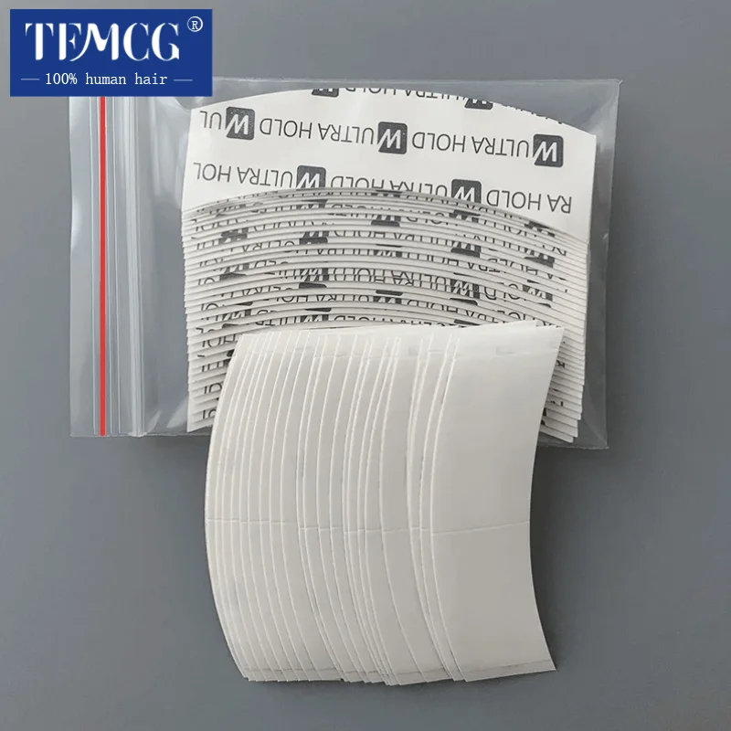 36pcs Ultra Hold Strong Hair System Tape Waterproof Double Side Adhesive Super Lace Wig Tape For Lace Wig/Man Toupee/Hair Pieces