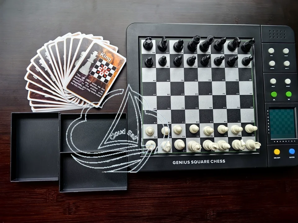 Kids Chess Learning Set with Human-Machine Battle Audio Teaching in English And German