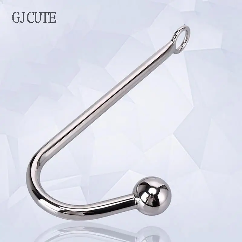 Stainless Steel Anal Hook Small Medium Large Ball Head For Choose Butt Plug Dilator Metal Prostate Massager Sex Toy For Male