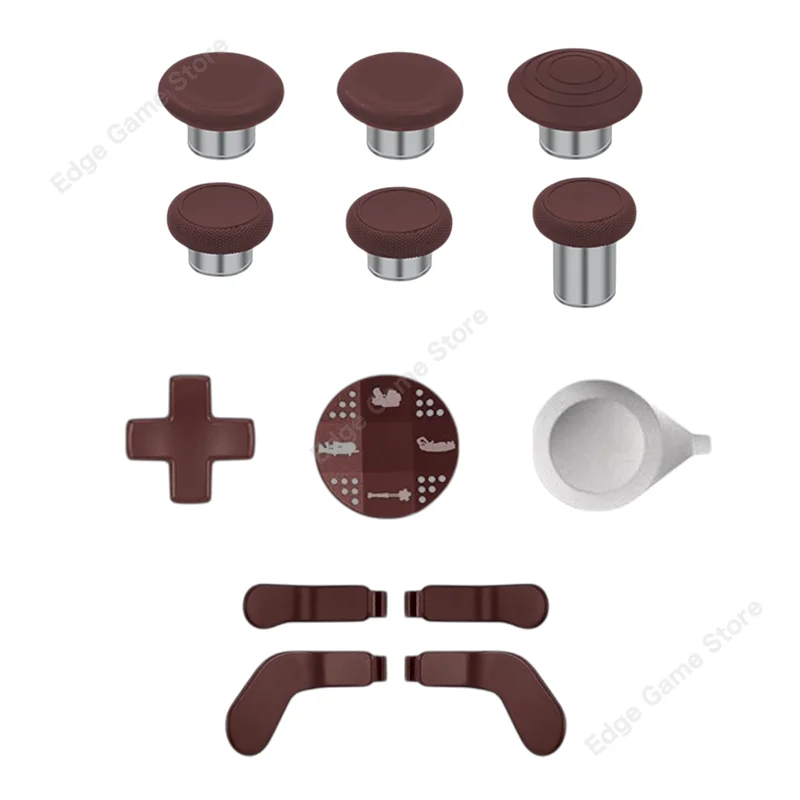 مجاذيف أزرار معدنية من Thumbstick لجهاز Xbox One Elite Series 2 Dark Age Controller بديلة لملحقات لوحة الألعاب