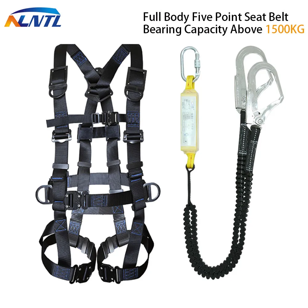 

Aerial Work Safety Belt Construction Protection High-altitude Rock Climbing Outdoor Expand Training Full Body Harness Safe Rope