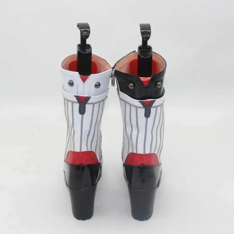 Zenless منطقة صفر يي شوان تأثيري أحذية بيضاء أحذية عالية شعر مستعار النساء الفتيات Yunkui قمة هالوين كرنفال الدعائم الحفلات goi/6