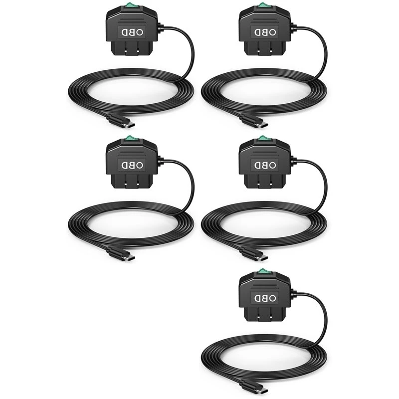kit-de-cablage-direct-obd-pour-camera-embarquee-5x-kit-de-cablage-direct-usb-type-c-pour-camera-embarquee-avec-cable-d'alimentation-obd-pour-camera-embarquee-12-24v-vers-5v-3a