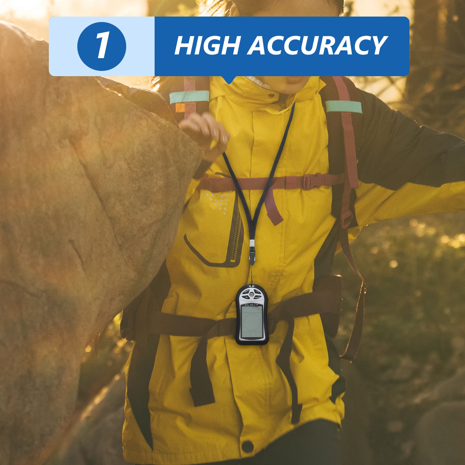 

Mountaineering Guide Air Pressure Compass Barometer Altimeter Major Electronic Component Barometric Travel