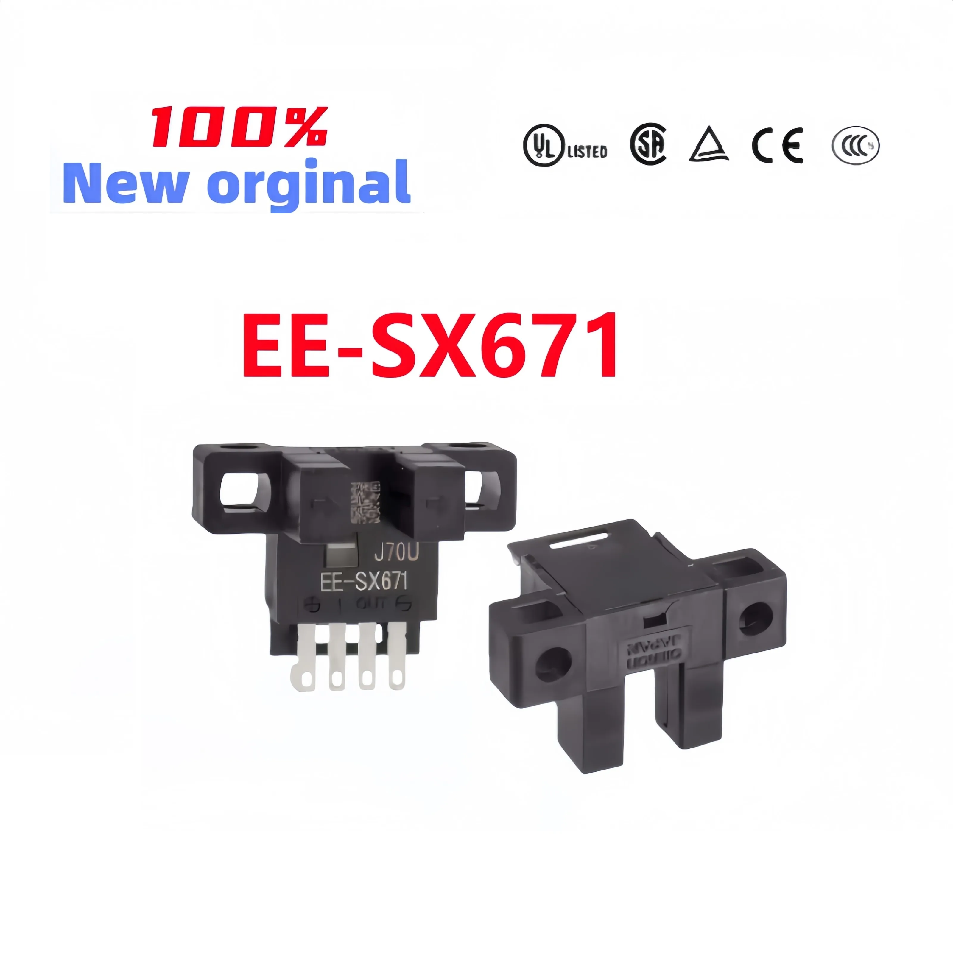 Original EE-SX671 Series Slot Type Infrared Photoelectric Sensor Switch -EE-SX671A EE-SX671-WR EE-SX671A-WR EE-SX671P-WR - New