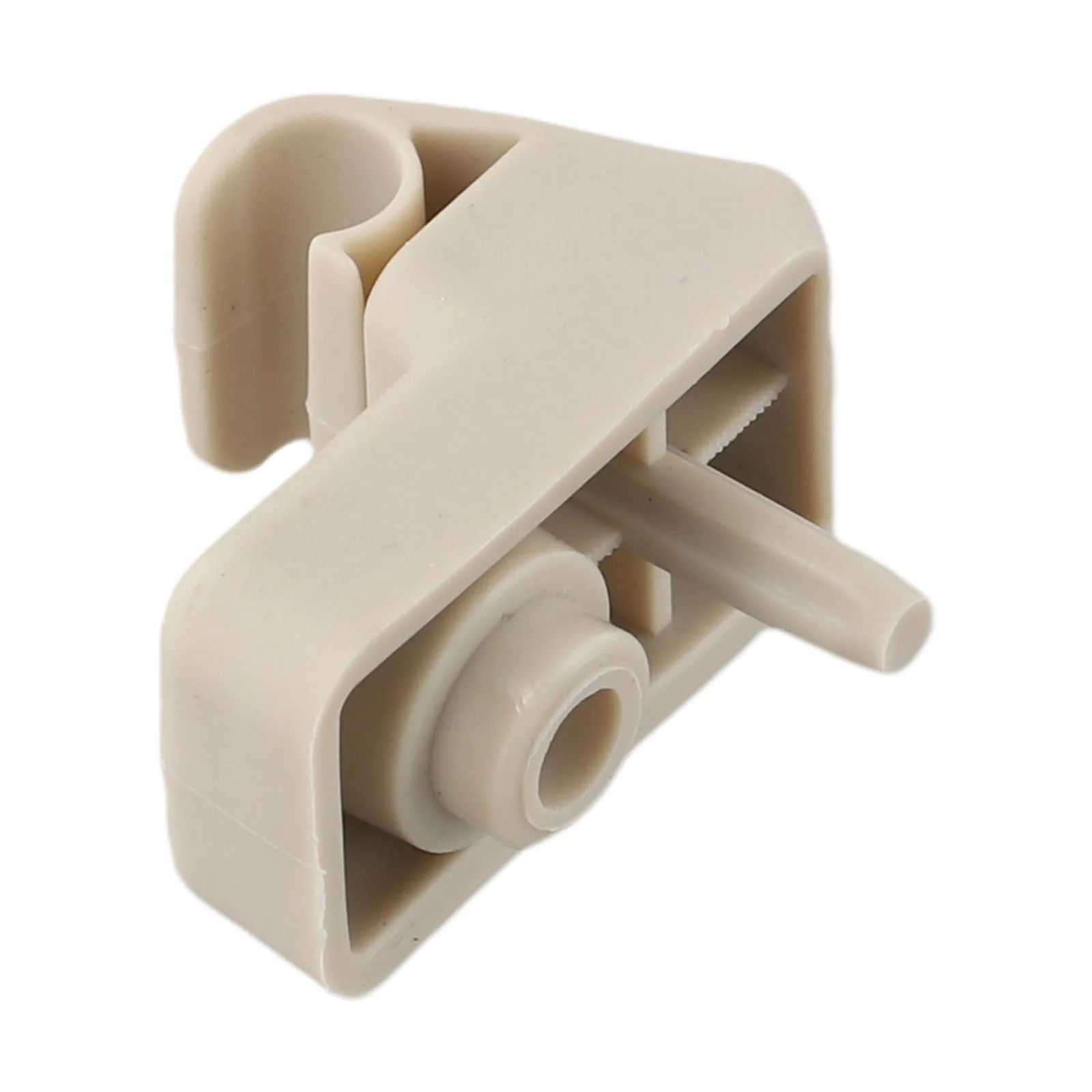 Visor Mount Sun Visor Holder Quick Installation Wear-resistant Beige Color Direct Installation High Universality Fitment