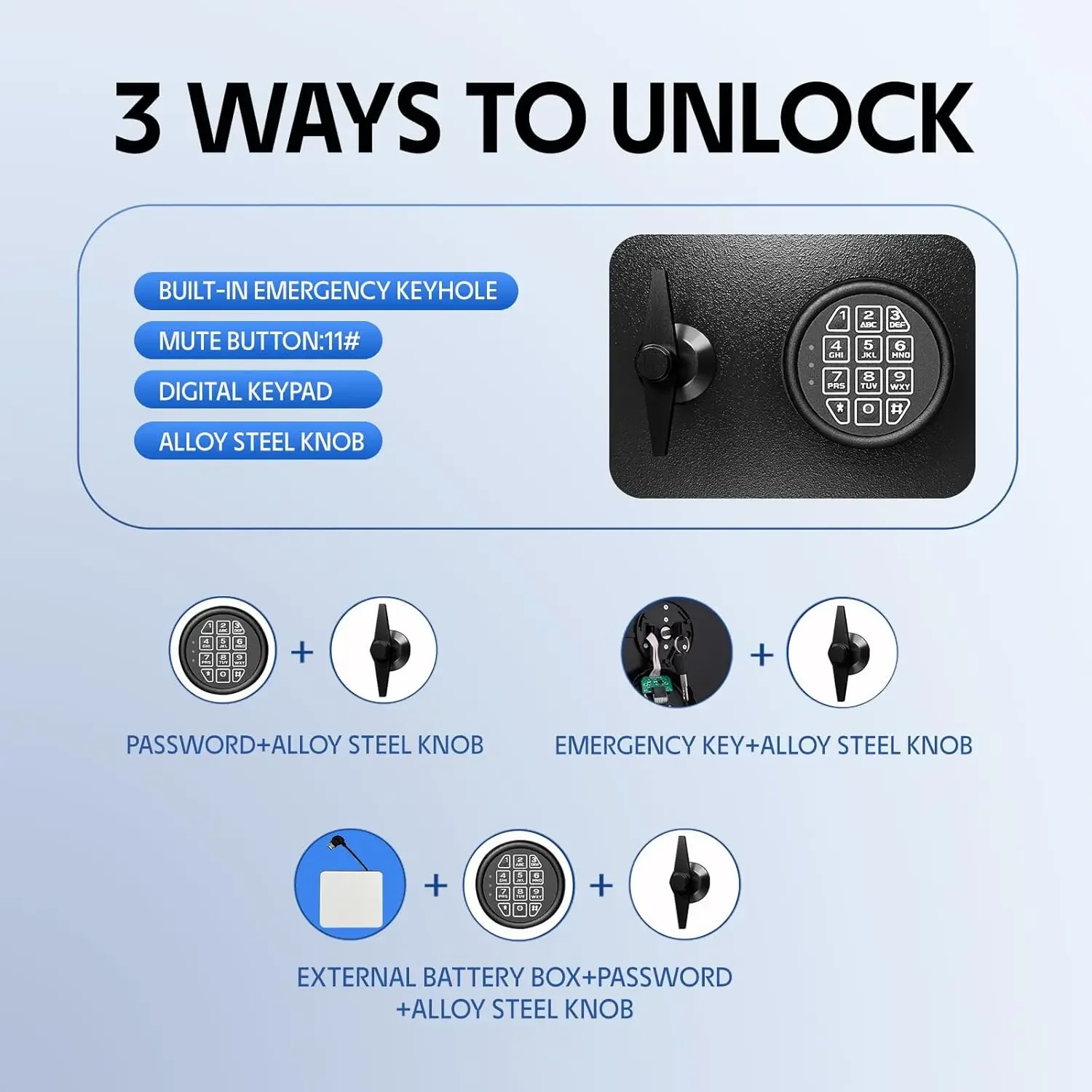 [صفقة ساخنة، عرض وقت محدود! ]خزائن نقدية لإيداع الأعمال مع فتحة إسقاط 2.6 CUB خزنة أموال مع رقمية C