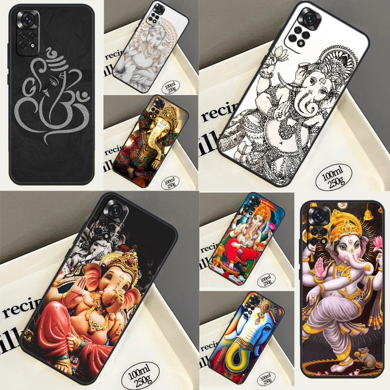 Ganesh Elephant God Case For Xiaomi Redmi Note 10 Pro 8 9 10 11 12 Turbo 9S 10S 11S 12S Redmi 10C 9C 12C Funda