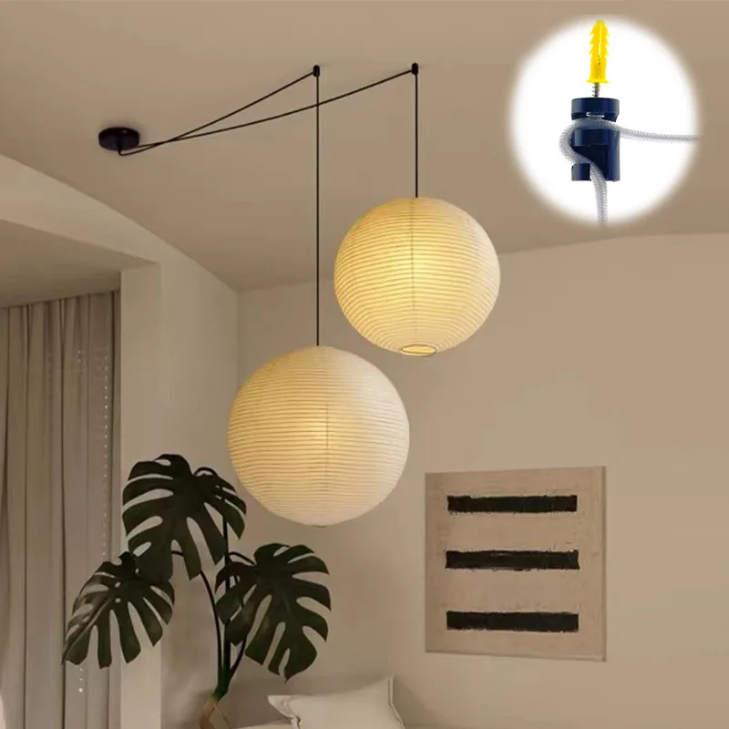 6pcs Pendant Light Power Cord Holder Pendant Light Shifter DIY Pendant Light Wire Fixing Accessories