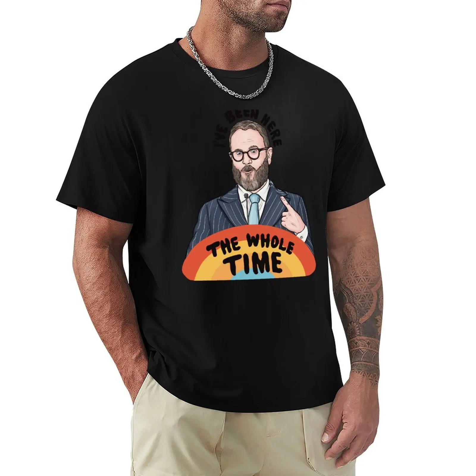 I've Been Here The Whole Time! Sam Reich Game Changer T-Shirt Athletic Fit Sports Short Sleeve Top