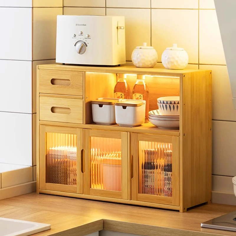Aparador completo para cocina, mueble organizador móvil moderno, mesa de isla completa, auxiliar para Patio, juego al aire libre, rueda de Buffet