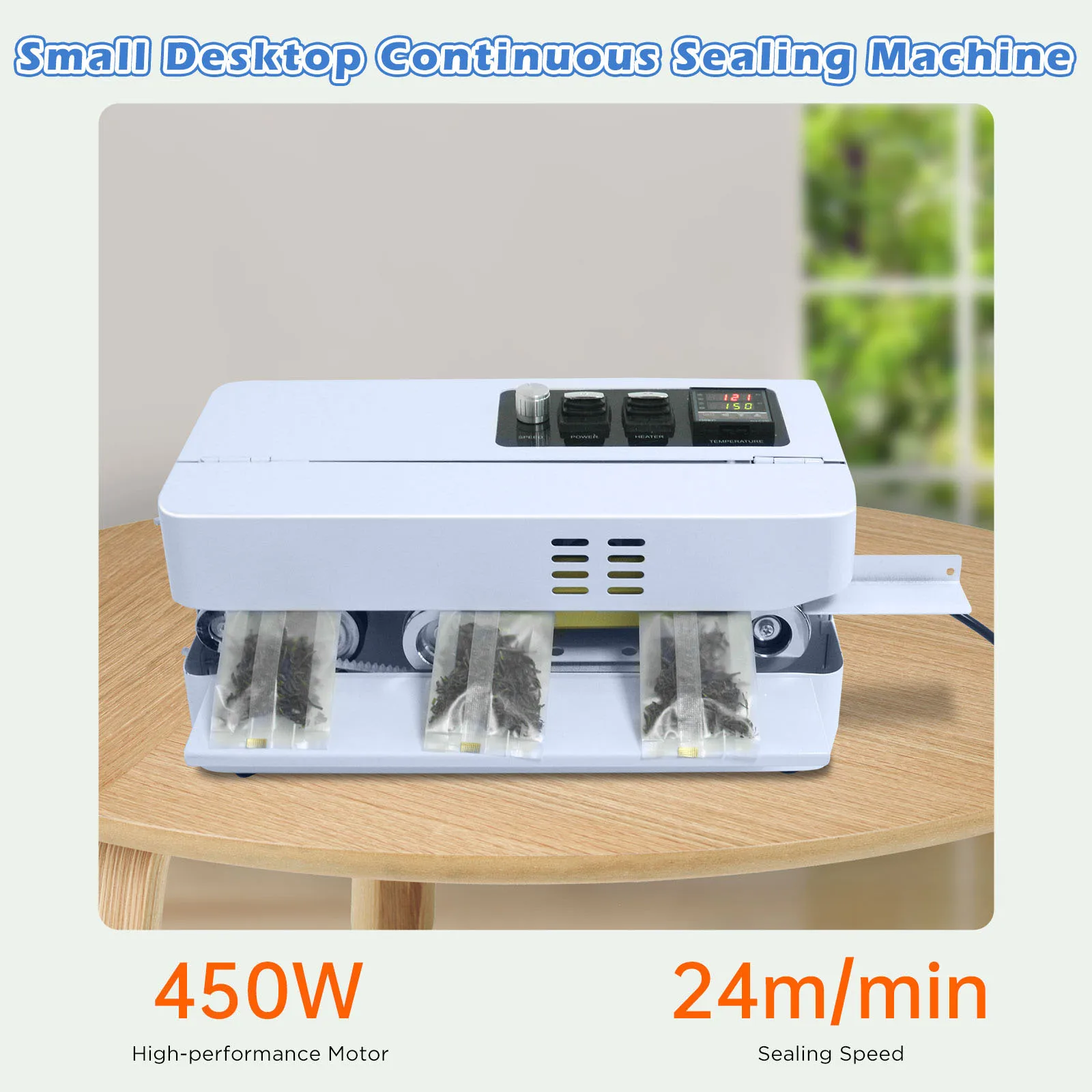 ZM-FRC-510 Commercial Heat Sealing Machine Continuous Band Horizontal Plastic Bag Film Sealer Automatic Electric Sealer Machine