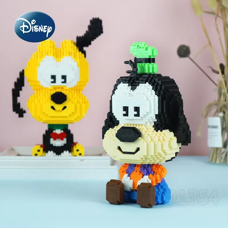 Disney\'s New Children\'s Building Block Toy Cartoon Puzzle Miniature Particle Building Block 3D Model Children\'s Birthday Gift