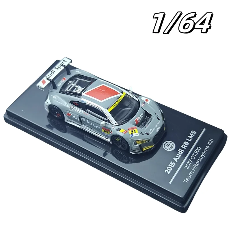 

1:64 Audi R8 LMS 2017 GT 300 #21 Le Mans модель из сплава, Детская Коллекция декоративных игрушек, праздничный подарок для детей.