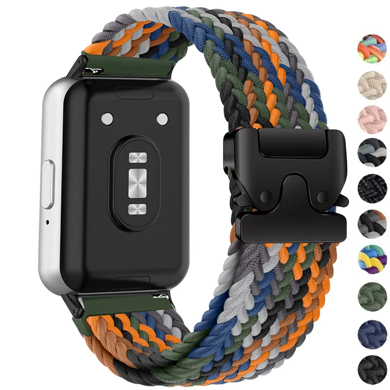 

Нейлоновый эластичный плетеный ремешок Solo Loop для Samsung Galaxy Fit 3, регулируемый ремешок для мужчин и женщин, ремешок для часов Samsung Fit 3