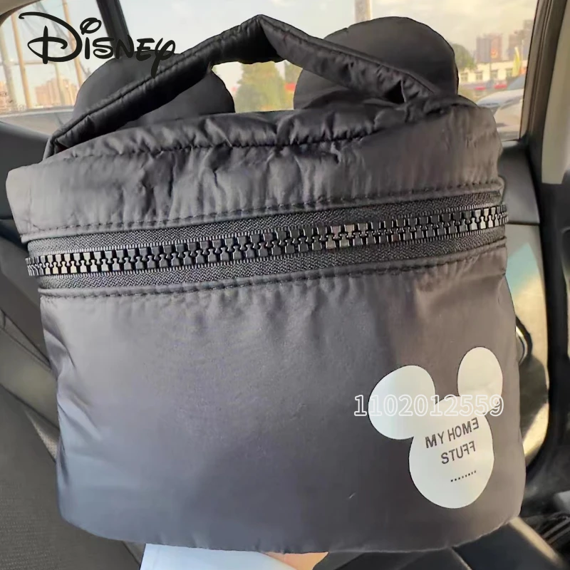 Disney Mickey New Cosmetic Bag Fashion Portable Makeup Bag High Quality Cartoon Fashion Travel Storage Bag Large Capacity