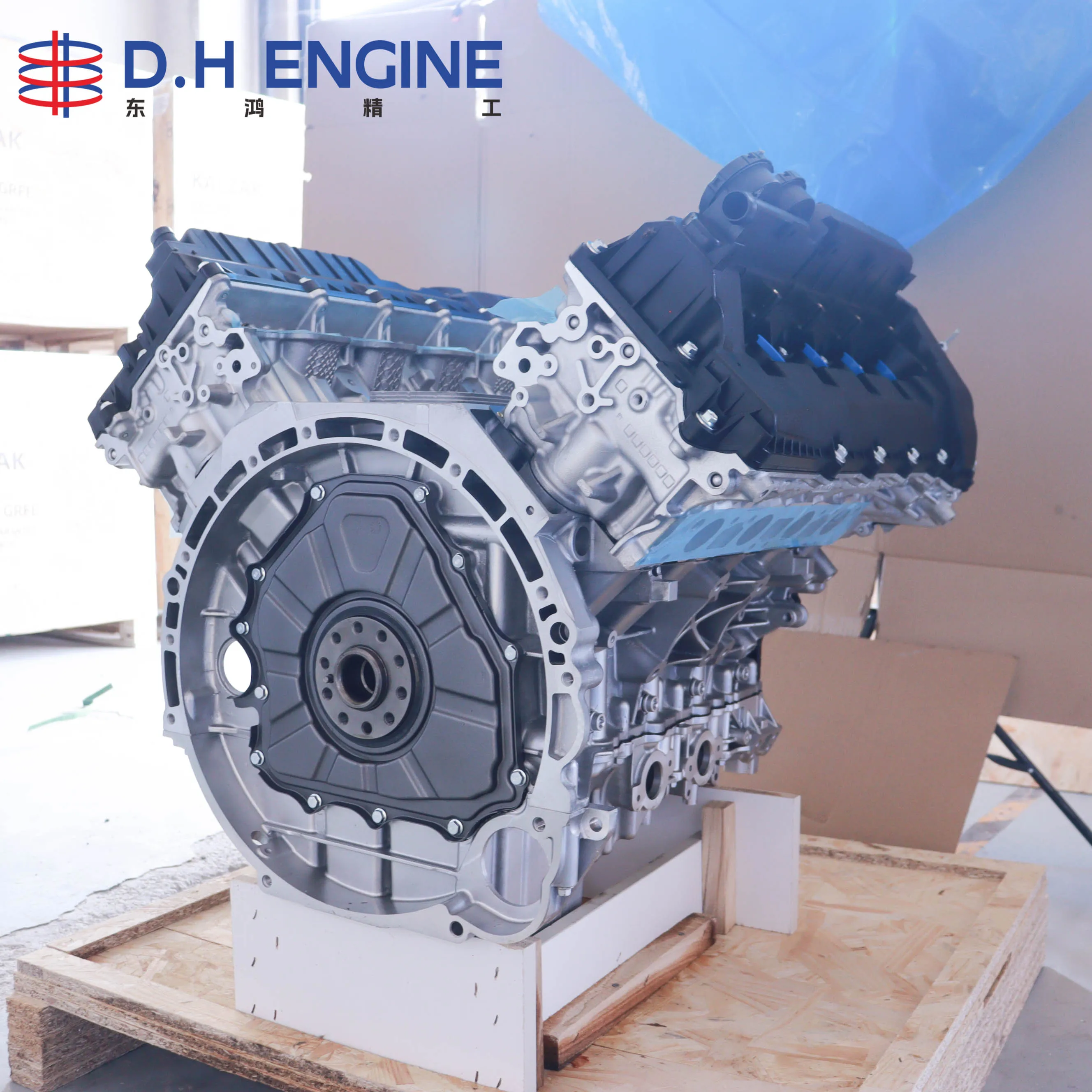 508PS 5.0L Supercharged Engine for Jaguar XJ / XF / Range Rover Sport  Factory Remanufactured V8 Assembly