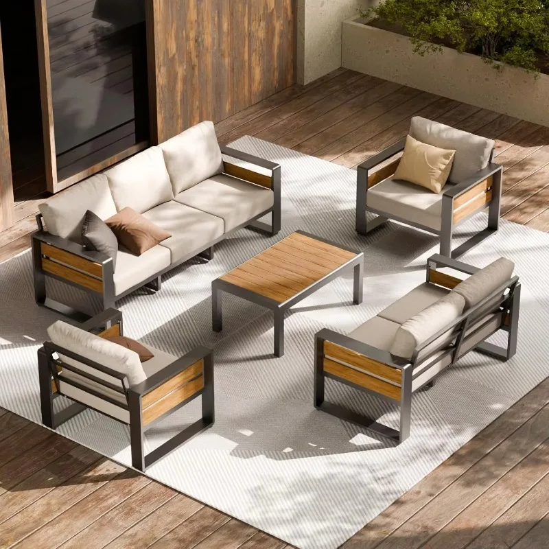 

Garden lounge sofa, terrace with dining table