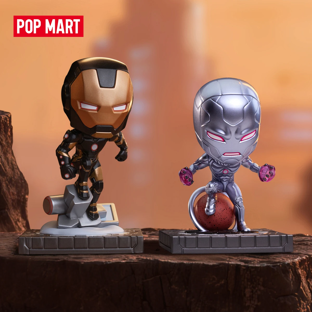 【EU EXKL. VERSAND】POP MART Marvel Iron Man: A Journey Through Armors Series Figuren Blind Box 1/12 Stück Sammelfigur Süßes Geschenk