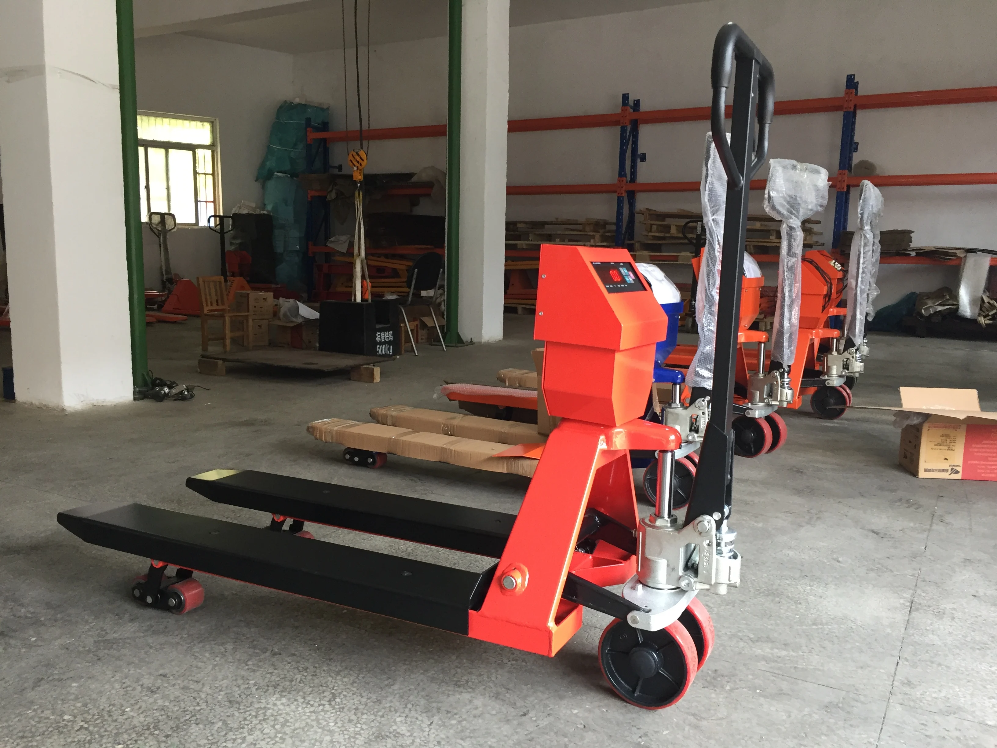 Factory Price CBY-20S 2ton Manual Hydraulic Pallet Truck with Scale and Printer Hand Pallet Truck