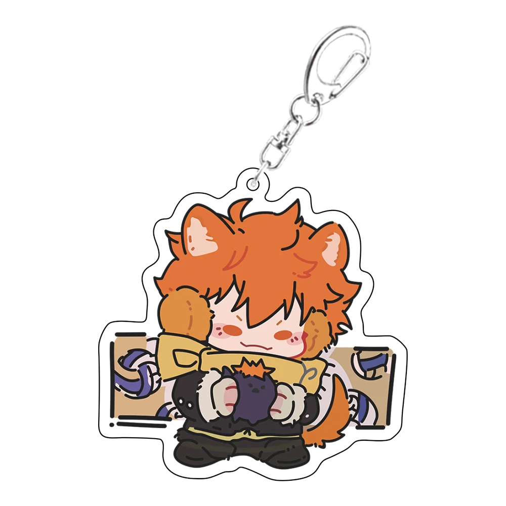 

Anime Haikyuu!! Shoyo Hinata Cosplay Acrylic Cartoon Cute Keychain Pendant Backpack Charm Xmas Birthday Graduate Gift Decoration