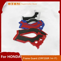 OTOM 3 Color Motorcycle Plastic Frame Guard Dirt Motocross X-Grip Protection Cover For HONDA CRF250R 2014-2017 CRF450R 2013-2016