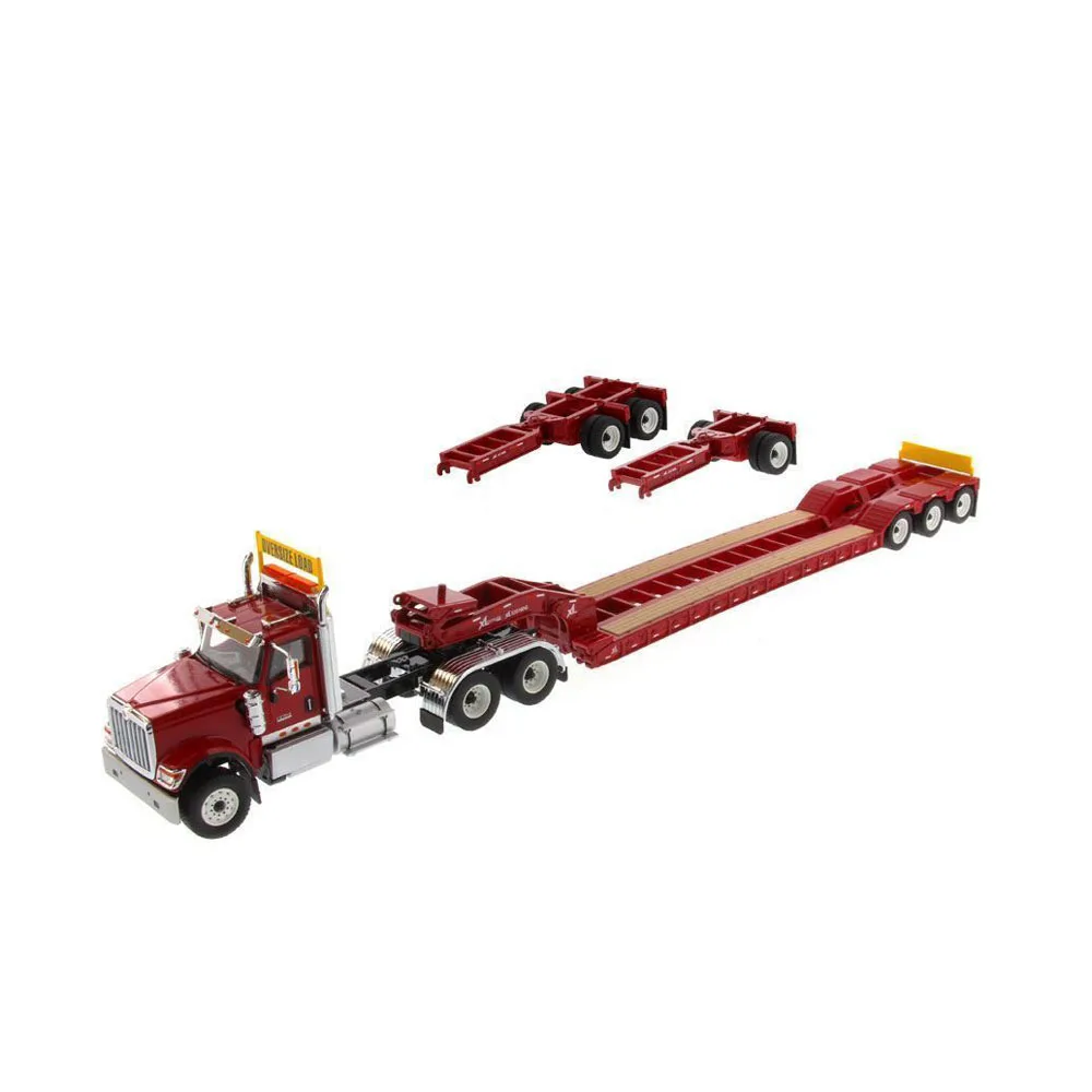 International HX520 Tandem Tractor & XL120 Low-Profile Hdg Trailer 1:50 Scale DieCast Gift Model #71016