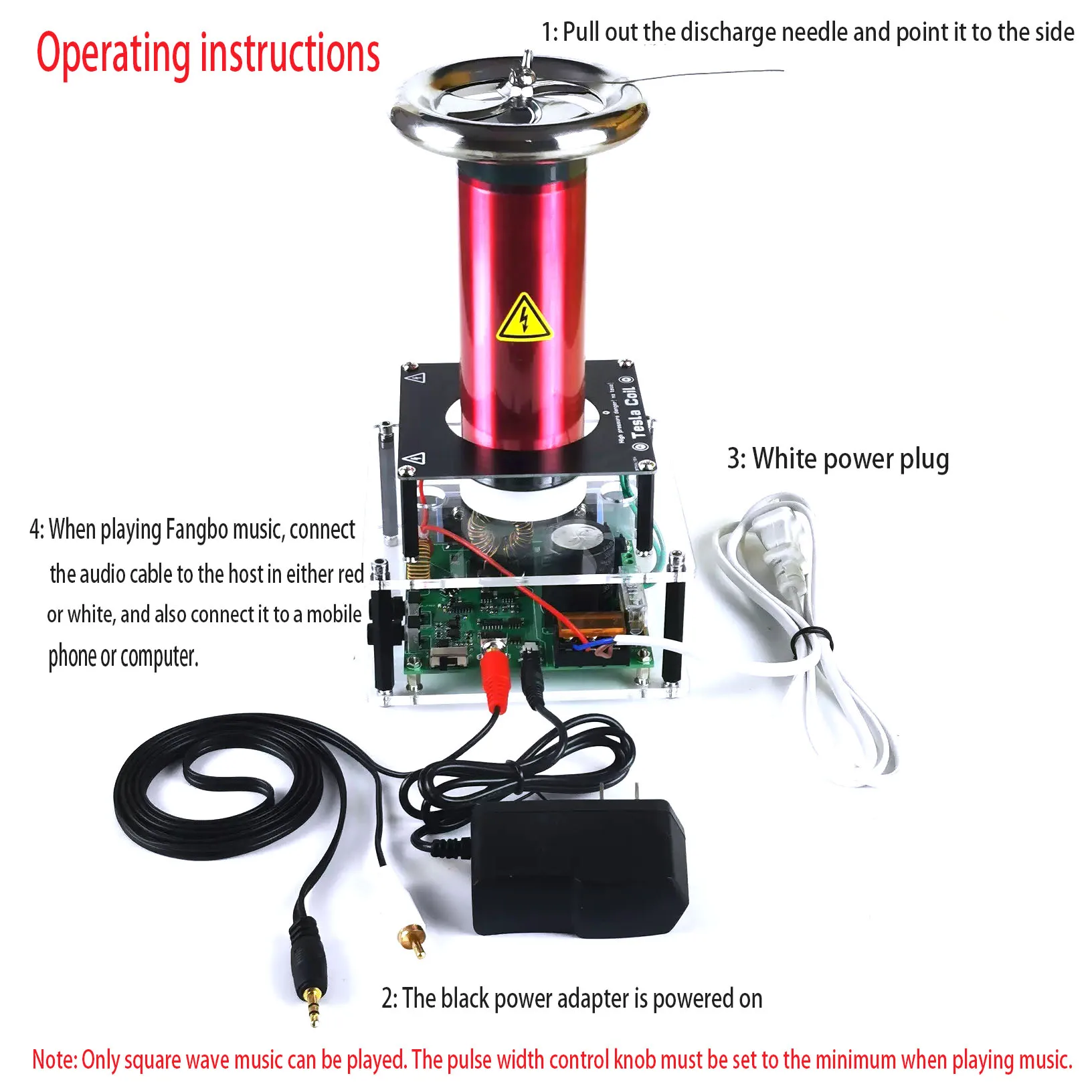 Tesla Coil Desktop Level Integrated Solid State Music Tesla Coil Artificial Lightning Products