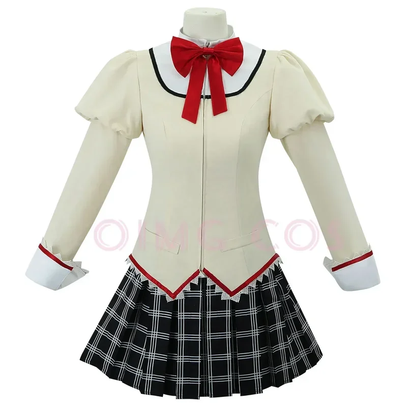 Kaname Madoka Akemi Homura Cosplay disfraz uniforme escolar Puella Magi Madoka Magica adultos Anime disfraces de Halloween juego de mujeres